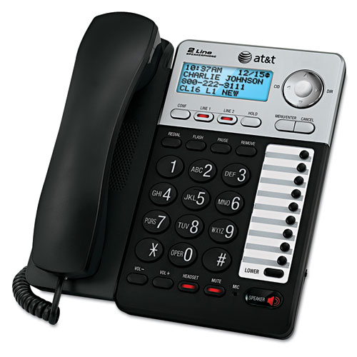 Image of At&T® Ml17929 Two-Line Corded Speakerphone