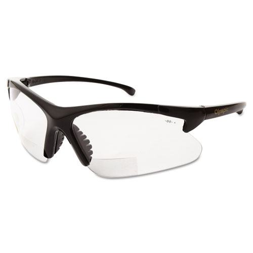 V60 30 06 Reader Safety Eyewear, Black Frame, Clear Lens