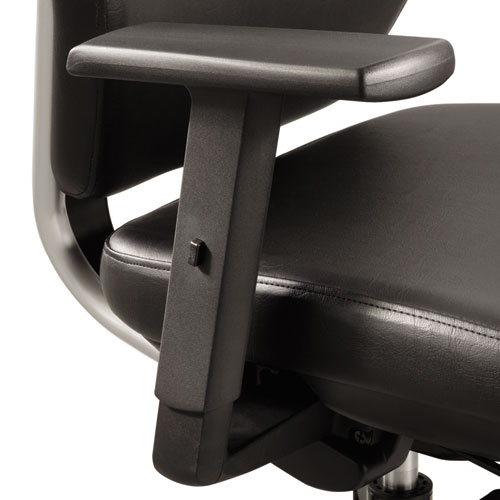 Safco® Height-Adjustable T-Pad Arms for Sol Task Chair, Nylon, Black, 2/Pair