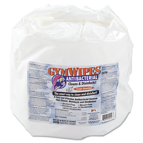 2XL Gym Wipe Refill, Premoistened Antibacterial Wet Wipers