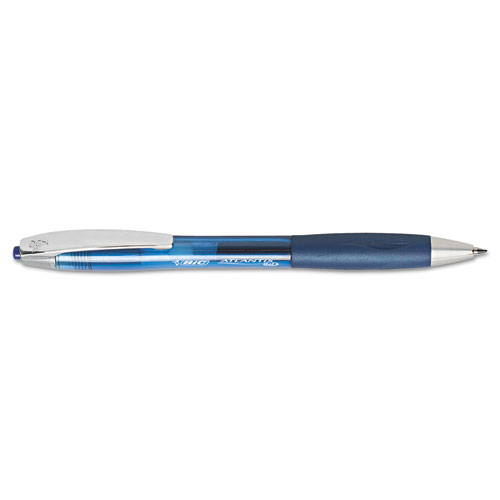 BIC® Atlantis Retractable Gel Pen, Blue, .7mm, Medium, Dozen
