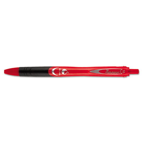 Zebra® Z-Mulsion Ballpoint Pen, 1mm, Red, Dozen