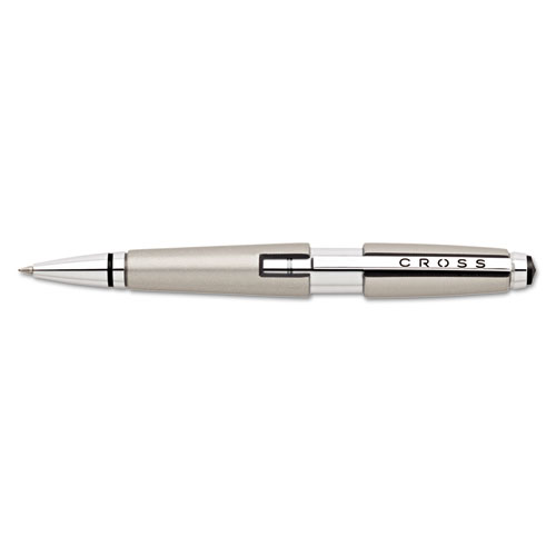 Cross® Edge Pen, 0.7 mm, Medium, Black Ink, Black Barrel