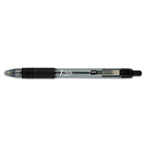 Zebra® Z-Grip Neon Retractable Ballpoint Pen, 1.0 mm, Medium, Assorted, 7/Set