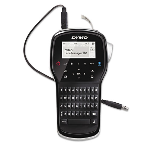 Image of Dymo® Labelmanager 280 Label Maker, 0.6"/S Print Speed, 4 X 2.3 X 7.9