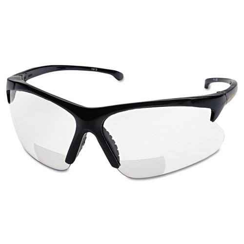 Smith & Wesson® V60 30-06 RX Safety Readers, Black Frame, Clear Lens, 2.5 Diopter