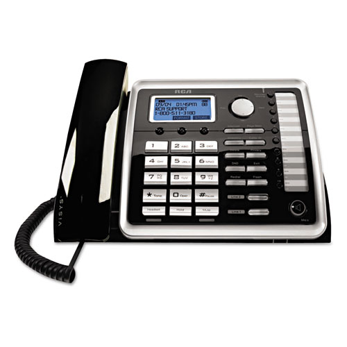 ViSYS 25255RE2 Two-Line Corded/Cordless Phone System with Answering System RCA25255RE2 