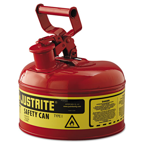 JUSTRITE® Type I Safety Can, 1gal, Red