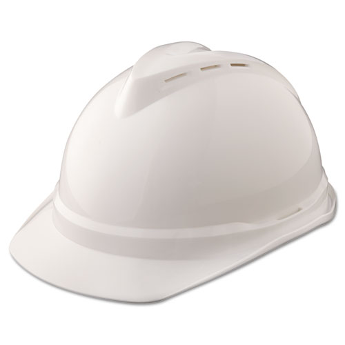 V-Gard 500 Protective Cap Vented, 4-Point Suspension, White