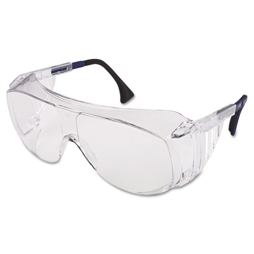 Ultraspec 2001 OTG Safety Eyewear, Clear/Black Frame, Clear Lens | by Plexsupply