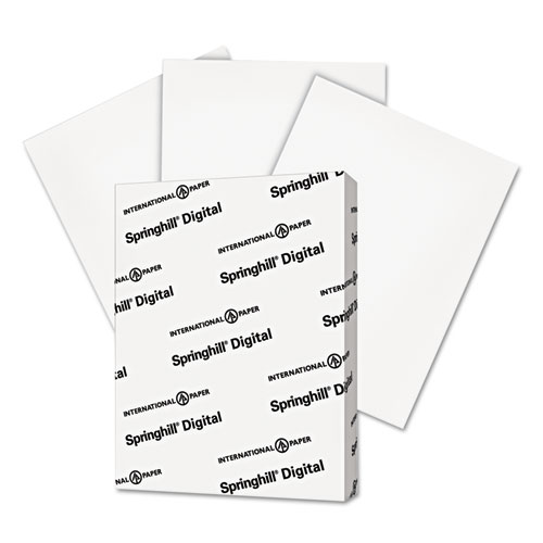 Digital Index White Card Stock, 92 Bright, 110 lb Index Weight, 8.5 x 11, White, 250/Pack
