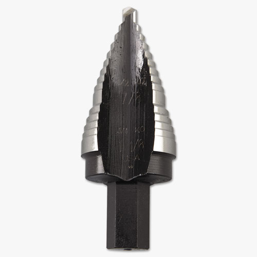 Unibit Fractional Two-Step Drill Bit, 7/8in To 1 1/8in