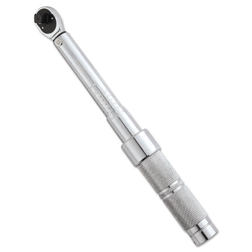 Ratchet Head Torque Wrench, 3/8in Drive, 40-200 In Lb