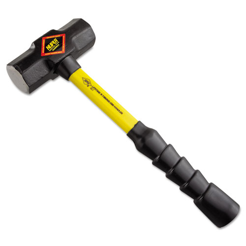 Steel-Head Sledge Hammer, 4lb, 17" Tool Length, Sg Grip, Fiberglass Handle