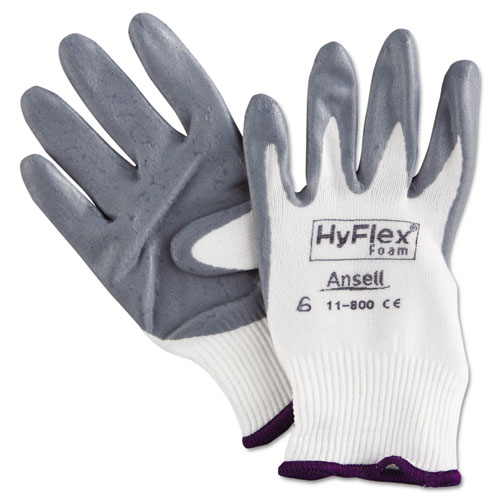 AnsellPro HyFlex Foam Gloves, Size 6
