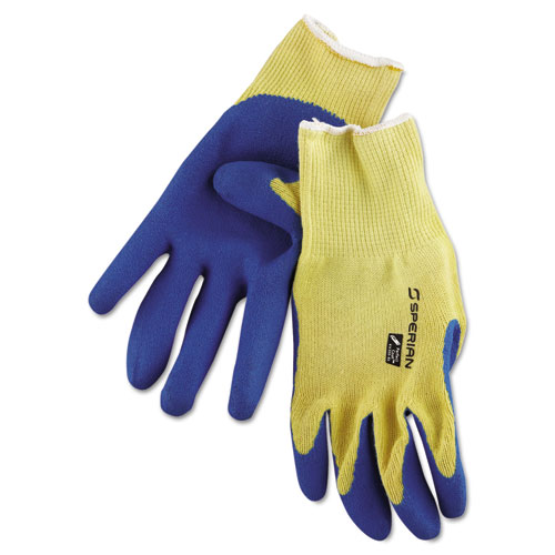 Honeywell Tuff-Coat II Gloves, Blue/White, X-Large, Dozen