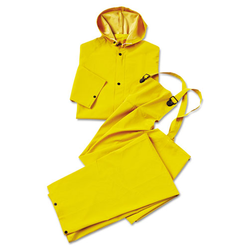 Anchor Brand® Three-Piece Rain Suit, 5X-Large, 35 mil, PVC/Polyester