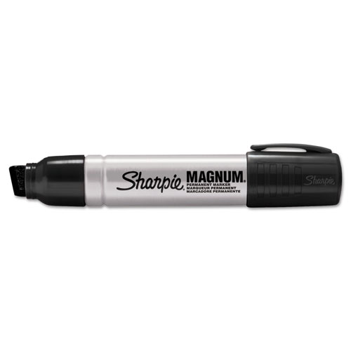 Image of Sharpie® Magnum Permanent Marker, Broad Chisel Tip, Black
