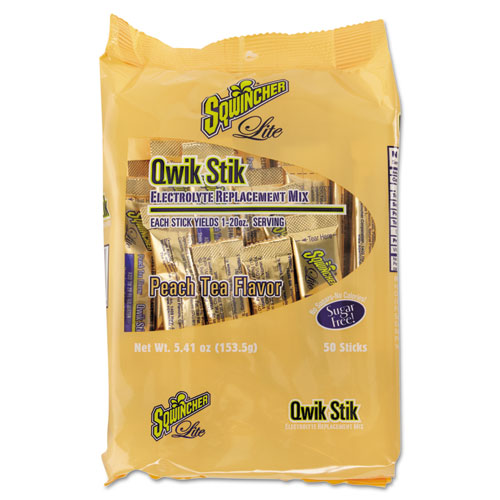 Sqwincher® Sugar-Free Qwik Stik Energy Drink Mix, Berry, 1.26oz Packet, 500/Carton