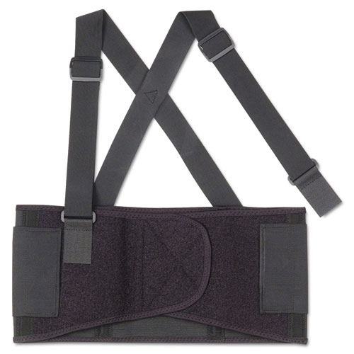 Image of ProFlex 1650 Economy Elastic Back Support Brace, Large, 34" to 38" Waist, Black, Ships in 1-3 Business Days