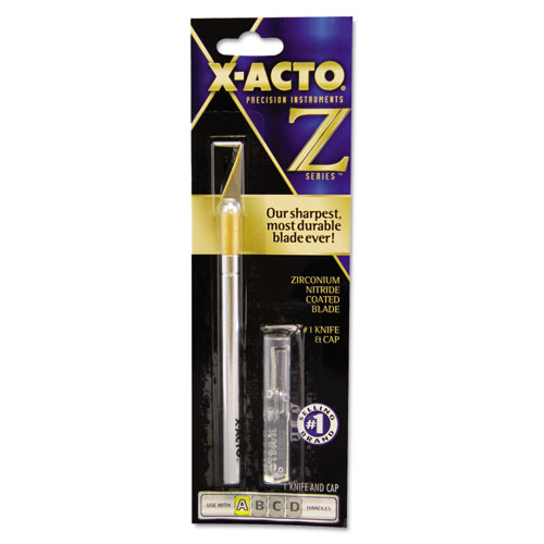 X-ACTO® No. 1 Z-Series Precision Utility Knife w/Replaceable Steel Blade, Safety Cap