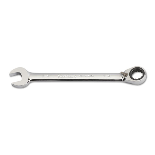 Reversible Ratcheting Box Wrench, 3/4" Long