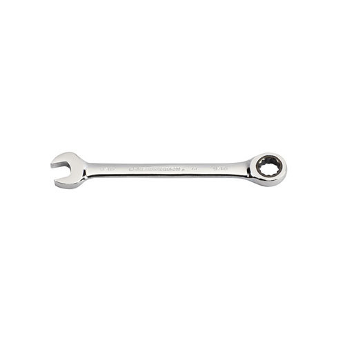 Ratcheting Combination Wrench, 9/16" Opening