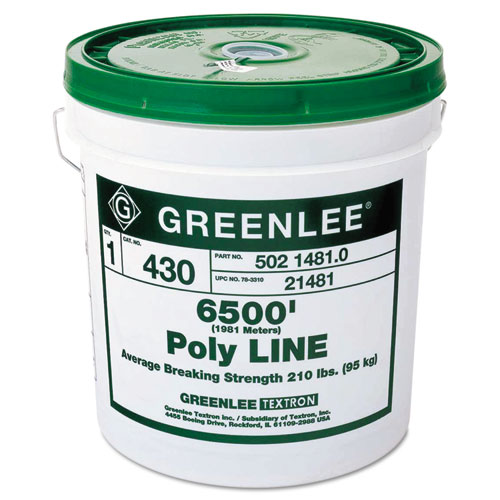 Greenlee® Poly Line, 6500 Feet