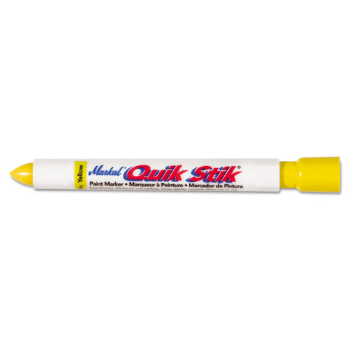 Markal® Quik Stik Paint Marker, 0-140 F, Yellow