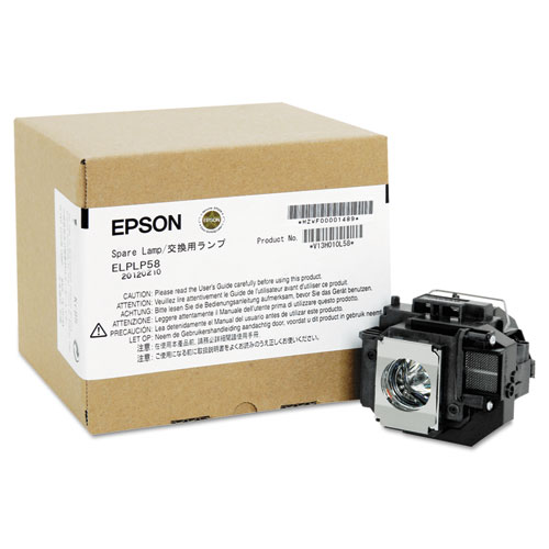 Epson PowerLite 1220用 ELPLP58 対応 プロジェクター交換用ランプユニット商品 : GZWOG ELPLP58 V13H010L58 Replacement Projector Lamp