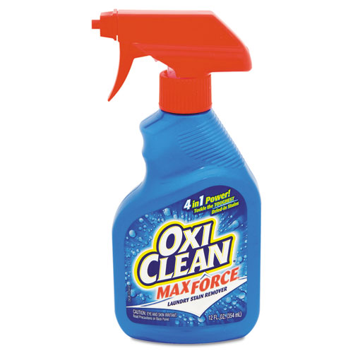 Oxiclean Max Force Laundry Stain Remover, 12oz Spray Bottle ...