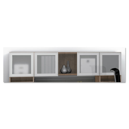 e5 Series Overhead Storage Cabinet, 72w x 15d x 15h, Summer Suede