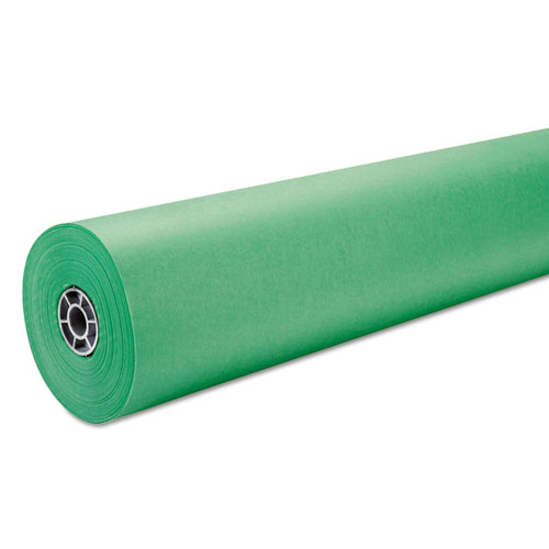 Rainbow Duo-Finish Colored Kraft Paper, 35 lb Wrapping Weight, 36" x 1,000 ft, Brite Green
