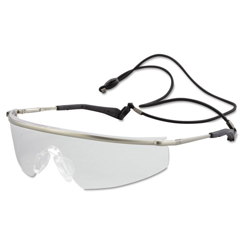 MCR™ Safety Triwear Metal Protective Eyewear, Platinum Frame, Clear Anti-Fog Lens