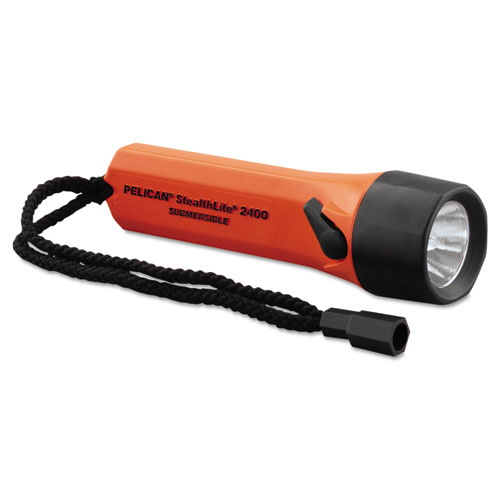 Pelican® StealthLite Flashlight, ABS Body, 10000 Candle Power, Orange