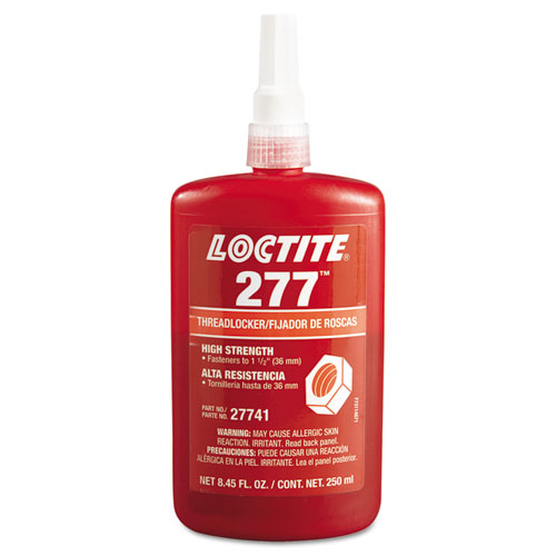 Loctite® 277 High-Strength Threadlocker, 250 mL, Red