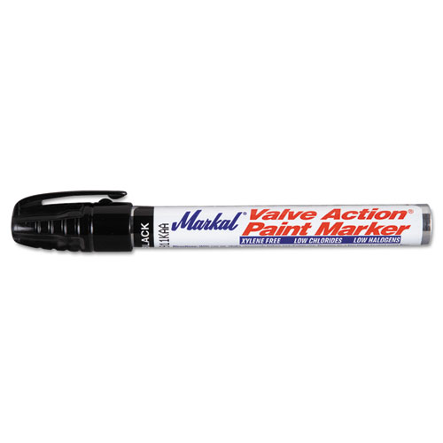 Markal® Valve Action Paint Marker, Black