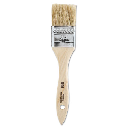 Linzer® Chinese Bristle-Chip Brush, 1 1/2", White