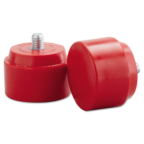 Replaceable Tip For Nupla Quick-Change Hammers, 2in, Medium, Red