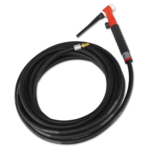 Wp-17fv-25-R Tig Torch Body, Air Cooled, 150a, 90 Flex Neck, 25ft Cable