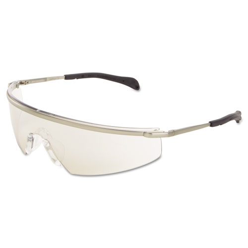 MCR™ Safety Triwear Metal Protective Eyewear Platinum, Frame/ Blue Diamond Lens