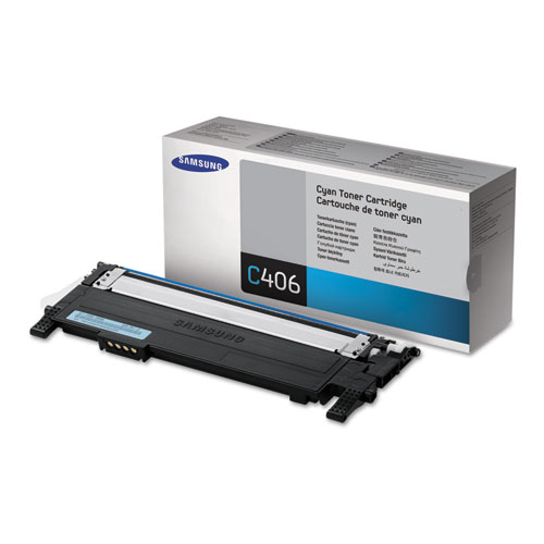 CLT-C406S (ST988A) Toner, 1000 Page-Yield, Cyan