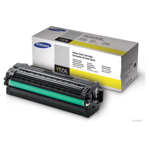 CLT-Y506L (SU519A) High-Yield Toner, 3500 Page-Yield, Yellow