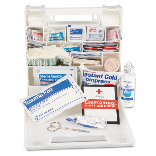 First Aid Kit for 50 People, 194-Pieces, Plastic Case | by Plexsupply