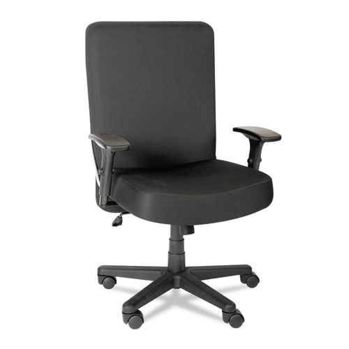 Alera® Alera XL Series Big/Tall High-Back Task Chair, Supports Up to 500 lb, 17.5" to 21" Seat Height, Black