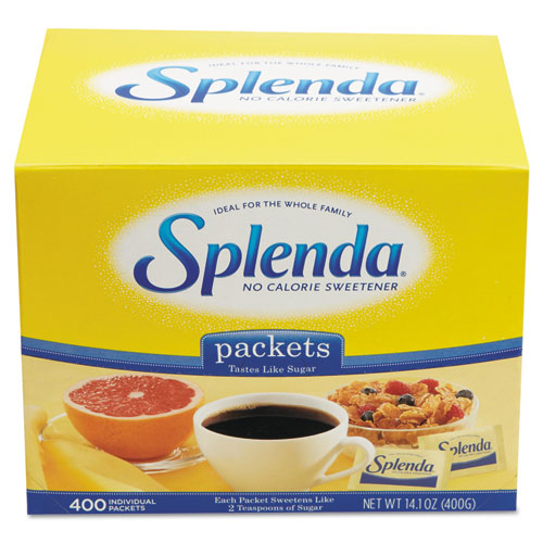 No Calorie Sweetener Packets, 400/Box