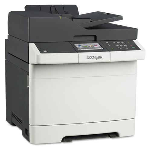 Lexmark™ CX410de Multifunction Color Laser Printer, Copy/Fax/Print/Scan