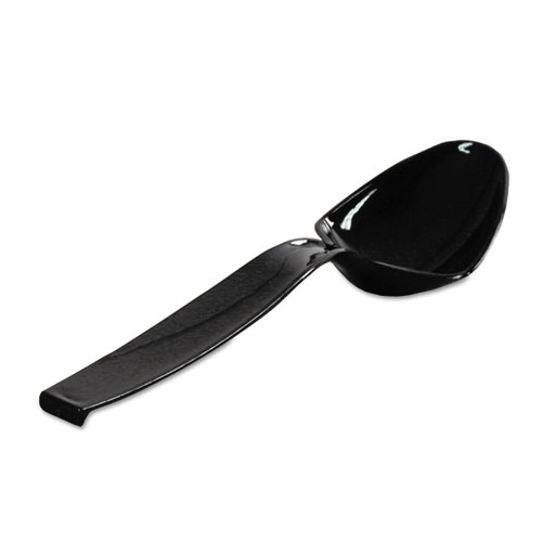 Image of Plastic Spoons, 9 Inches, Black, 144/Case
