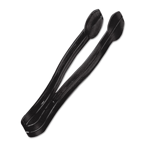 Image of Plastic Tongs, 9 Inches, Black, 48/Case