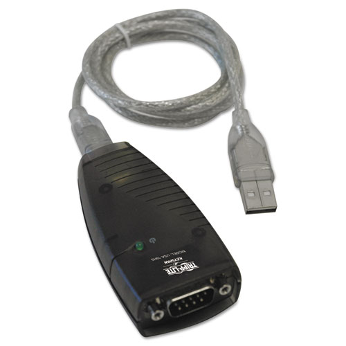 USB-A TO SERIAL ADAPTER (DB9), KEYSPAN, HIGH-SPEED (M/M), DETACHABLE CABLE, TAA